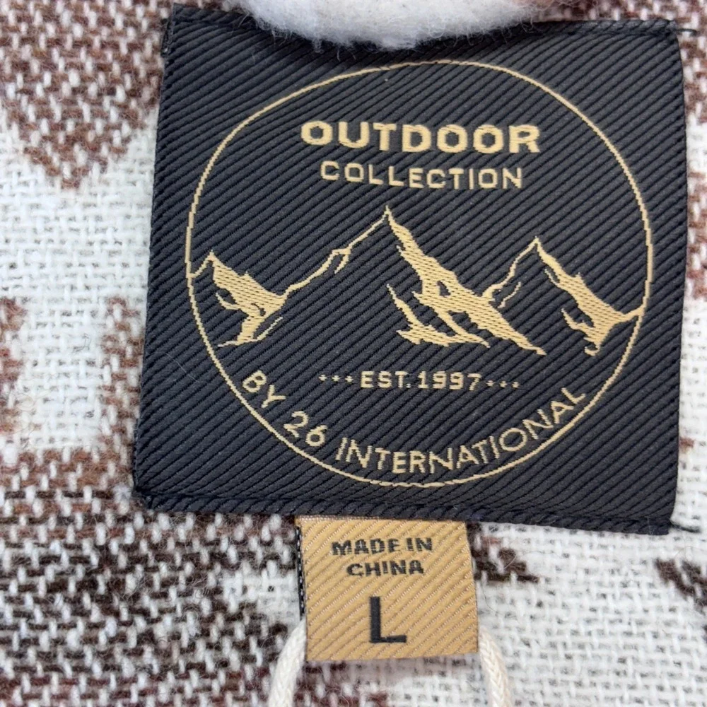 Outdoor‎ Collection 26 International Southwestern Aztec Shacket Large New Jacket